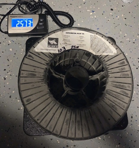 Washington Alloys .035" Mig Welding Wire ER70S-6 Copper Coated Steel 25lb Spool