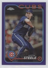 2024 Topps Chrome Purple Refractor /250 Justin Steele #258 1f60