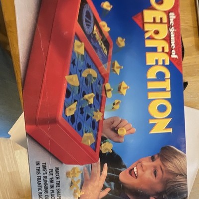 Milton Bradley Perfection Skill & Action Board Game Timer Pop-up Tray complete