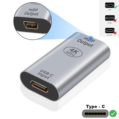 USB-C zu mDP Adapter Übertragung 4K@60Hz für Alienware, Clevo Laptop Notebook PC