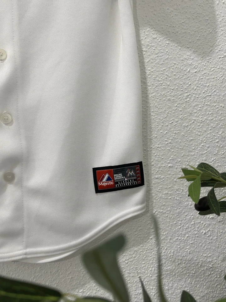 Majestuosa camiseta de béisbol vintage de los Miami Marlins para mujer grande hecha en EE. UU. Foto 4 de 4