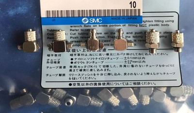 10PC NEW SMC Straight bending miniature connector M-3ALU-3 Elbow 3-M3 #vn