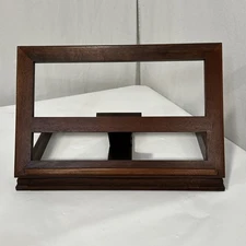 Vintage DREXEL HERITAGE WOODEN TABLETOP FOLDING BOOKSTAND 20” X 13” MCM