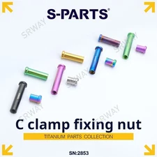 Titanium Road Bike C Clamp Nut Brake Pivot Fixing for Shimano UT R8000 DA