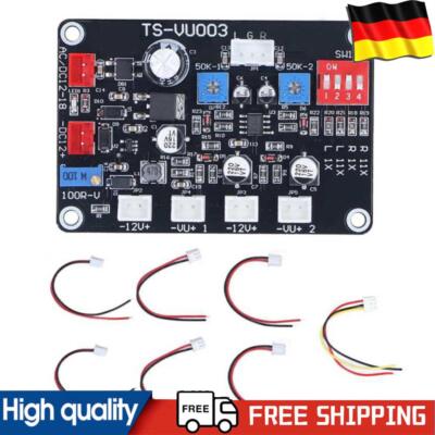 TS VU003 DB Amplifier Chassis VU Meter Driver Board Backlight AC DC 12V-18V