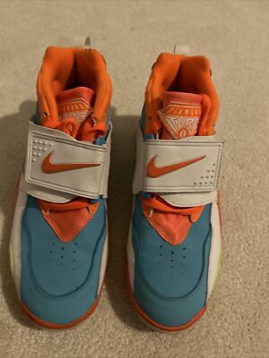 Nike Kids GS Air Diamond Turf 2 Miami Dolphins White Multi Color size 7 youth | eBay