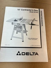 Delta Contractor's model 36-444 instruction Manual