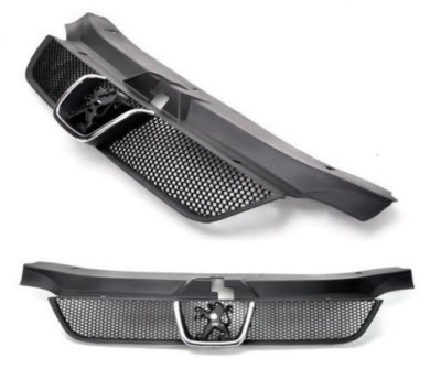 Grille De Calandre Avant Compatible Peugeot 406 Depuis 1999 - Référence OEM 7804J2 Sans Logo