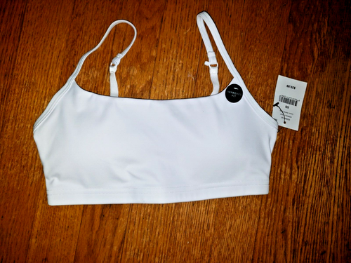 NWT Cotton on Body Sports Bra Top Women's White size XS
