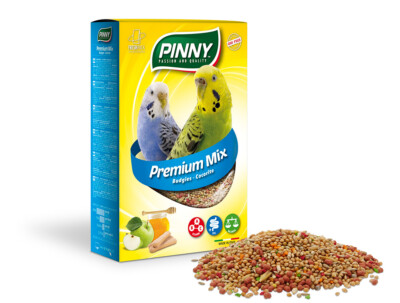 Pinny Premium Mix for Budgies with Apples, Biscuits, Honey & Vitamins (800 g)