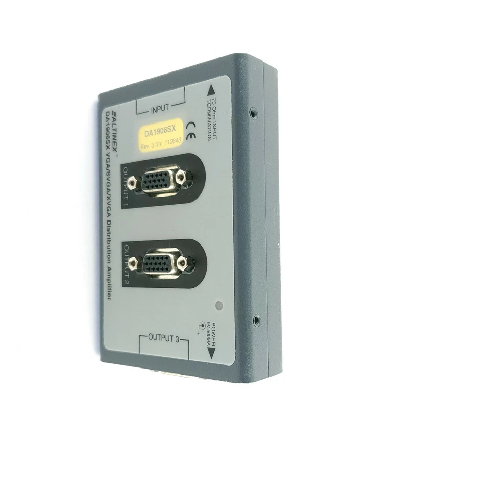 Altinex VGA/SVGA/XVGA Distribution Amplifier 3 Outputs USA Seller - Image 2 of 4