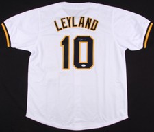 Jim Leyland Signed Pirates Jersey (JSA COA) Pittsburgh's Manager (1986–1996)
