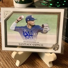 2022 Topps Gallery Rookie Autographs SANTIAGO ESPINAL RC AR-SE Toronto Blue Jays