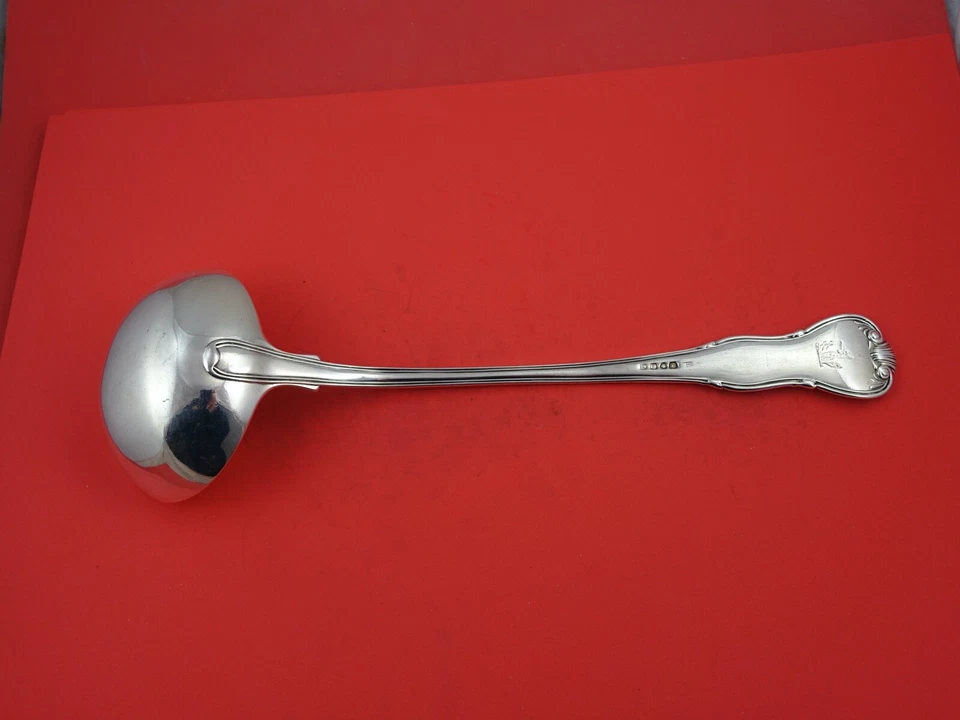 Английский грузинский суп ковш шелуха раковина узор 1827 Лондон 13 3/8" - Изображение 2 из 2