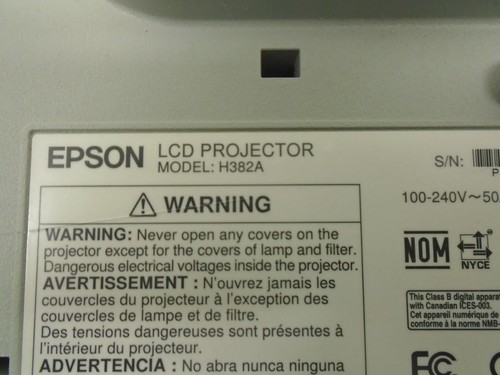 Epson 3LCD Projector H382A - Picture 5 of 5