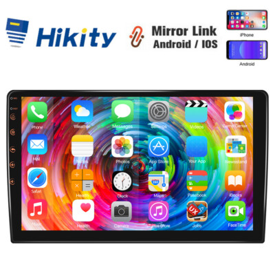 Double 2 DIN 10.1'' Android Touch Screen Car Stereo Radio GPS Navi WIFI Bluetooth