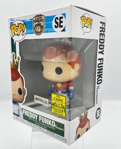 CAMP FUNDAYS 2023 FUNKO POP! FREDDY FUNKO as PEACEMAKER (METALLIC) LE 250
