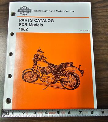 Harley Davidson 1982 FXR Super Glide NOS Parts Catalog | eBay