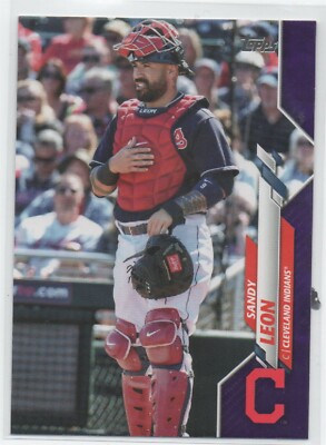 2020 Topps Update MEIJER PURPLE #U-48 Sandy Leon CLEVELAND INDIANS 24