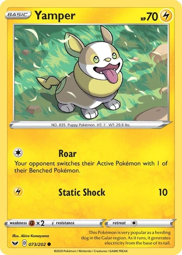 Yamper 073/202 Swsh01: Sword & Shield