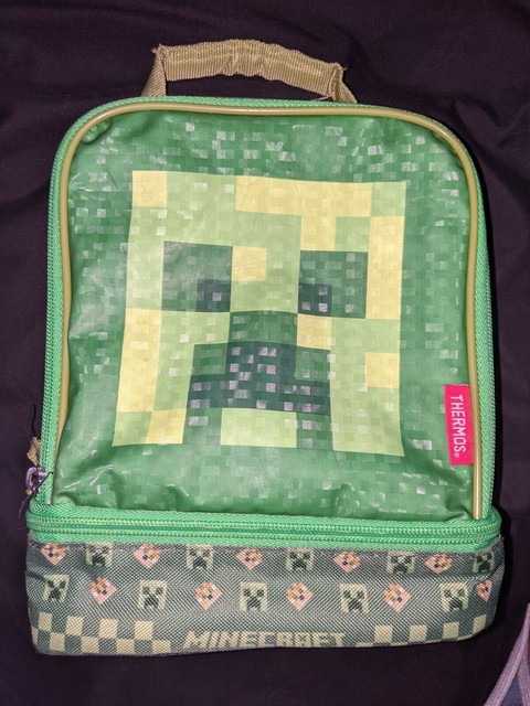 thermos soft lunch kit minecraft