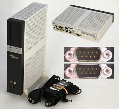 LAUTLOSER COMPUTER S500 4GB CF-CARD WINDOWS XPemb MIT 2x RS-232  NUR 18W! #TC45