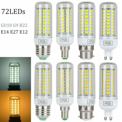 LED Corn Glühbirnenlampe 220V 5730 SMD  E12 E14 E27 G9 GU10 B22 7W  9W 12W  25W