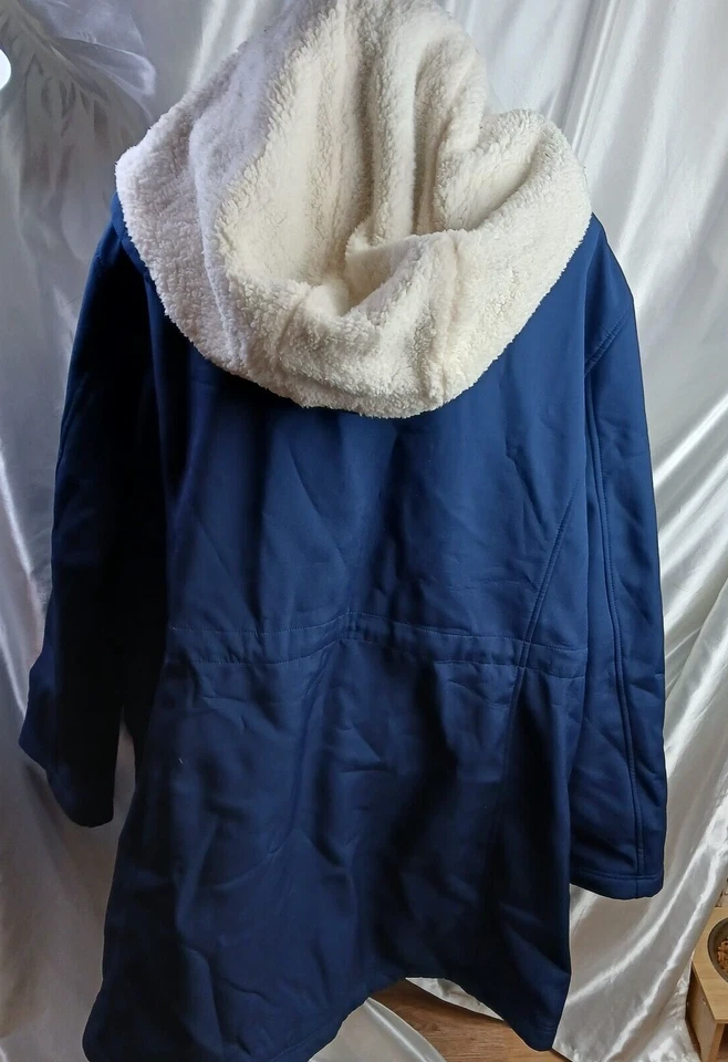 CASACO CANADÁ WEATHERGEAR AZUL TAMANHO 3X-CONCHA IMPERMEÁVEL- NOVO - Imagem 2 de 4