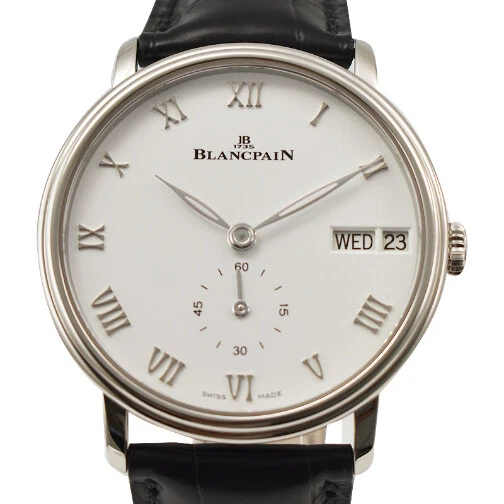 Blancpain — BLANCPAIN  -  Villeret Day Date in Stainless Steel