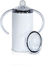 Sublimation Blanks Sippy Cups Tumblers with Handles 12 OZ Sublimation Tumblers