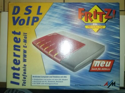 AVM FRITZ!Box Fon 20001668 Modem Router Switch ADSL2+gebraucht fast neuwertig !