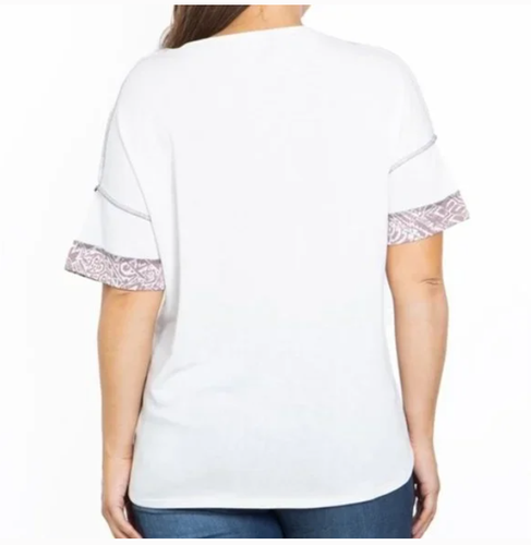 NWOT Women's Size 1X Plus Size Top By Lovely J - Picture 3 of 6