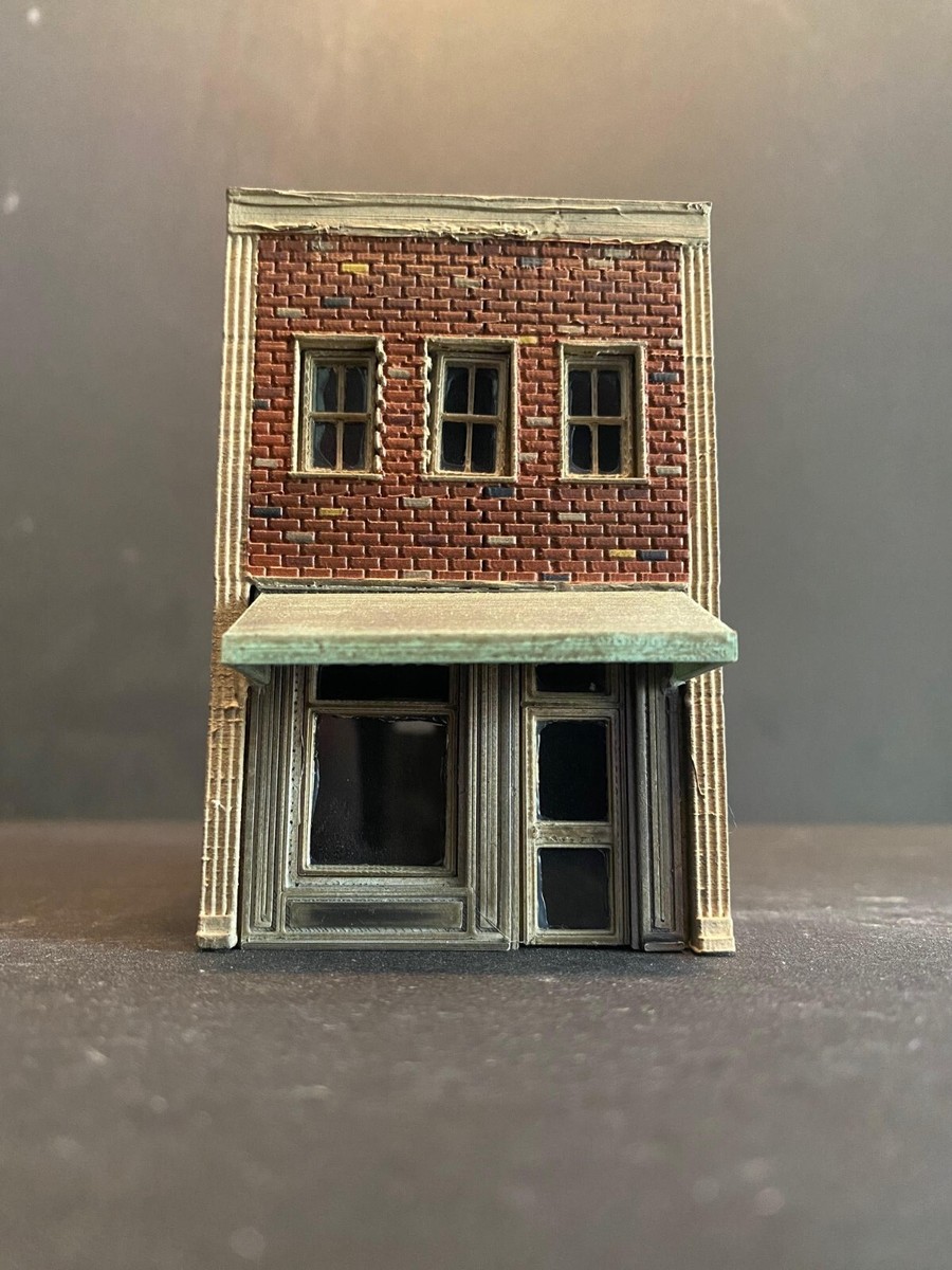 HO Scale Commercial Building Model Kit 1:87 Scale Kit | eBay