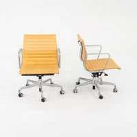 2014 Herman Miller Eames Aluminum Group Management Desk Chairs in Tan 12+ Avail