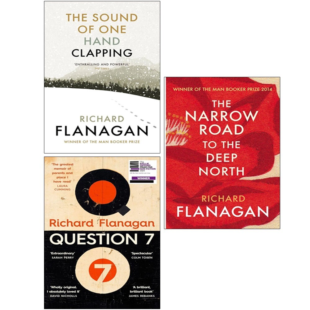 Richard Flanagan Collection 3 Books Set The Sound of One Hand Clapping,Question