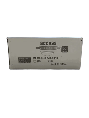 Access Lighting Atom 14 in. 3-Light Brushed Steel Flush Mount - Picture 8 of 8