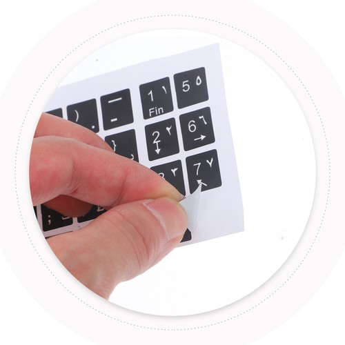 10 Blatt Aufkleber für Computer-Arabisch-Tastatur, universelle Aufkleber für - Bild 2 von 12