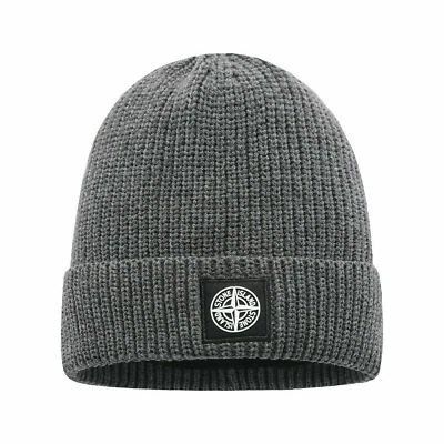 Winter Hat Men Women Xmas Stone Island Warm Cuffed Cap Knit Stretch Beanie UK
