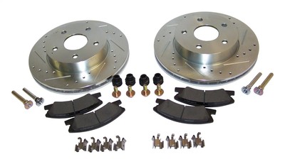 RT Off-Road Front Performance Brake Kit for Jeep WJ WG Drilled