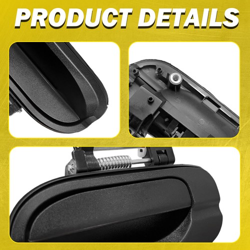Left Rear Driver Exterior Side Door For Handle 2000-2006 Nissan Sentra Black - Picture 7 of 12