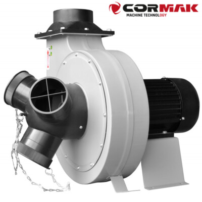 CORMAK Radialgebläse FM300SN Luftabsaugung Rohrventilator Zentrifugal 3900 m3/h