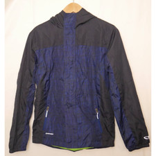 C9 By Champion Blue/Black VentureDry Lightweight Hooded Jacket - Large 12-14