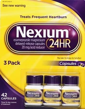 Nexium 24HR Acid Reducer Esomeprazole Magnesium 20mg Delayed-Release Capsules