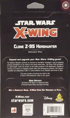 Star Wars X-Wing 2nd Edition Clone Z-95 Headhunter Expansion Pack