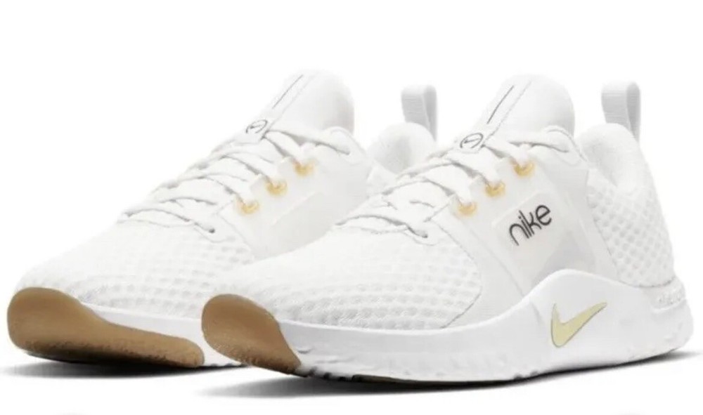 New Authenic Nike Renew In Season TR 10 Womens Size 7 Running White Gold