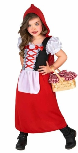 Carnevale Costume Bambina Cappuccetto Rosso Età 4-5-6-7-8-9-10-11-12 Novità! - Foto 2 di 13