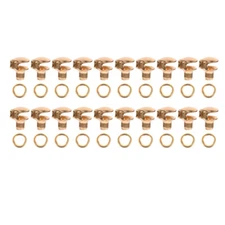 20 Pcs Boot Hooks with Rivets Eyelets Shoe Boots DIY Buckle
