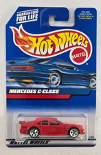 2000 Hot Wheels Mercedes C-class Red 5 Dot 131 Mainline Diecast Car - New