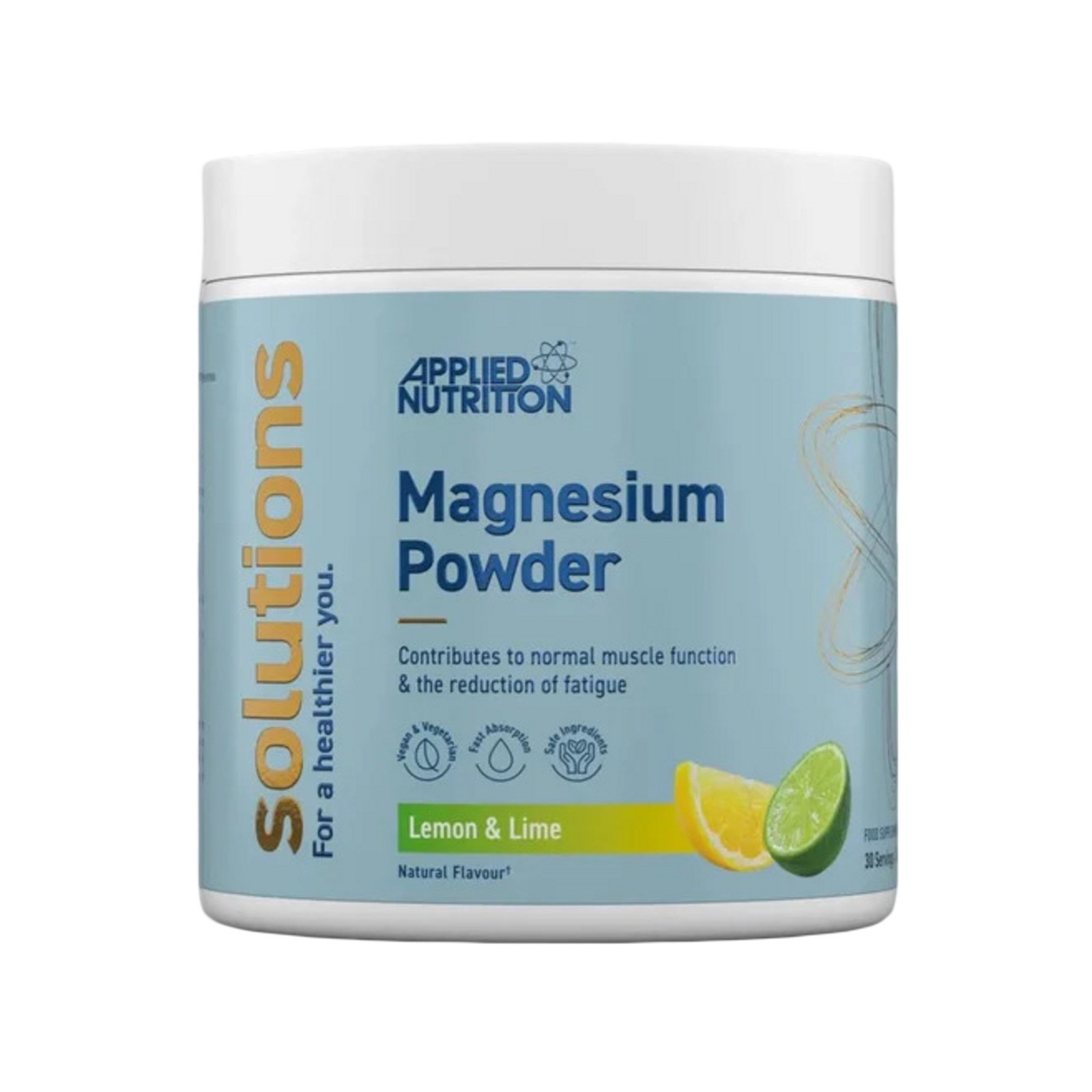 APPLIED NUTRITION MAGNESIUM POWDER MUSCLE & FATIGUE SUPPORT 150G LEMON & LIME