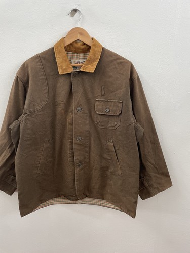 VINTAGE D GRACE HUNTING DUCK JACKET CHORE JACKET WORKWEAR BROWN DUCK CANVAS - Picture 3 of 6